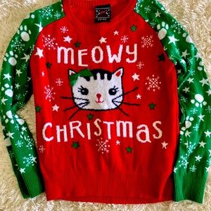 Cat and Jack Christmas sweater